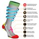 Compression Socken ELEVEN Aida Black