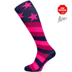 Compression Sock Stars Pink