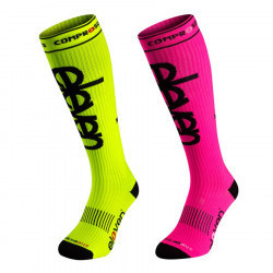 Set-DUO Kompressionssocken Pink Fluo