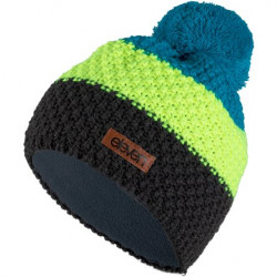 HAUBE gestrickt Eleven POM Fluo/Blue