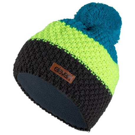 HAUBE gestrickt Eleven POM Fluo/Blue