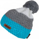 HAUBE gestrickt Eleven POM Blue/Grey