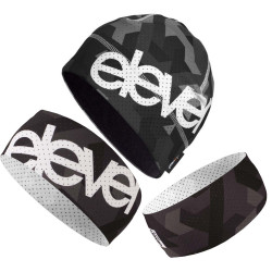 Set Haube Stirnband Air Vertical Black