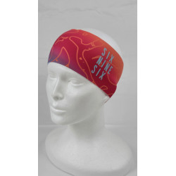Stirnband Dolomiti_SiXNineSIX-Pink-Fluo