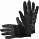 Lange Radhandschuhe Long Black Grey