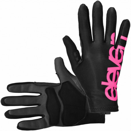 Lange Radhandschuhe Long Black Pink